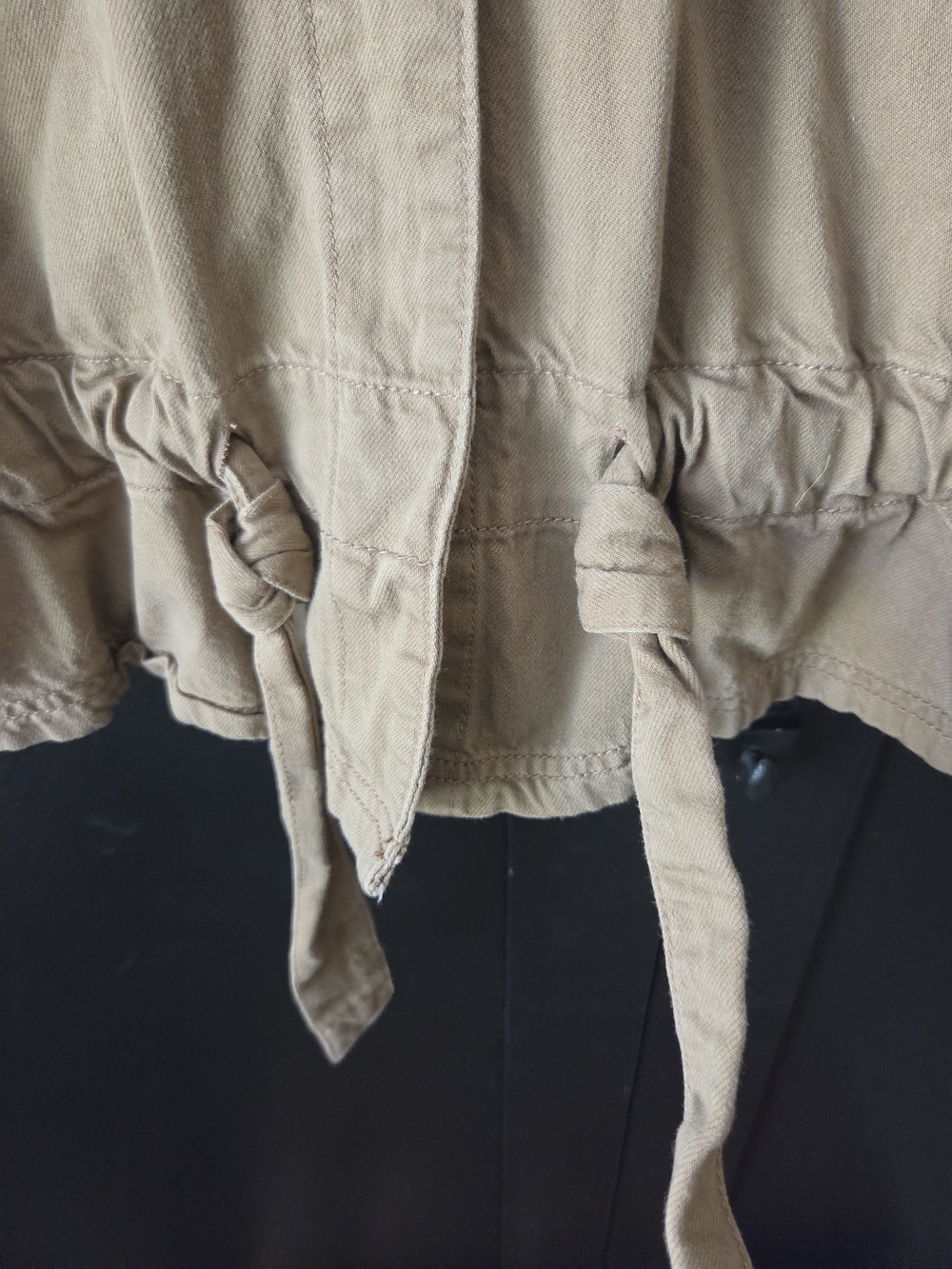 Time and Tru Women's Tan Utility Jacket ~ Size Large - Picture 5 of 9